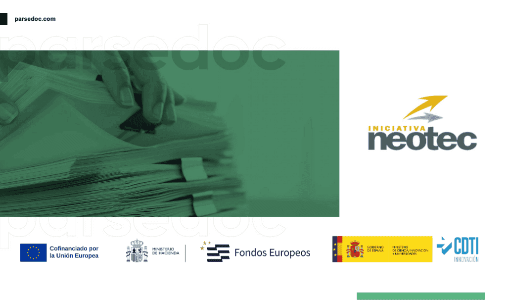 Parsedoc recibe apoyo del programa NEOTEC 2023 para impulsar su desarrollo